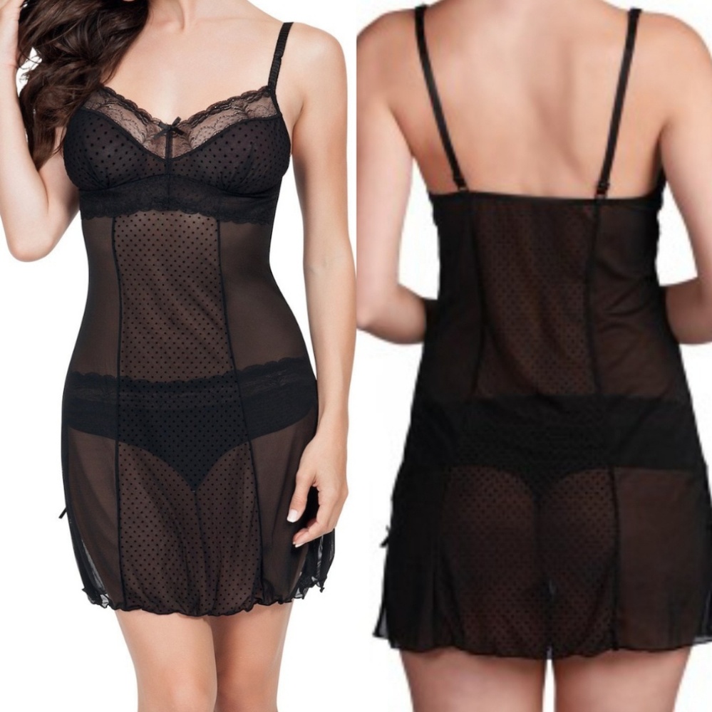 🍎 New Charlize Lace Chemise Affinitas Parfait Intimates